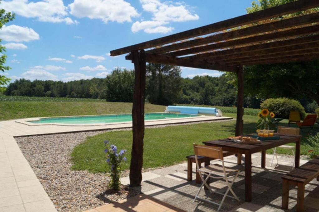 Gite Rural Saint-Pierre-sur-Dropt Exteriör bild